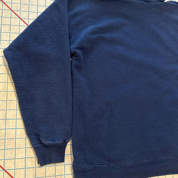 Thrasher Magazine Flames Navy Blue Pullover Hoodie Sweatshirt Men’s Small - Picture 11 of 15